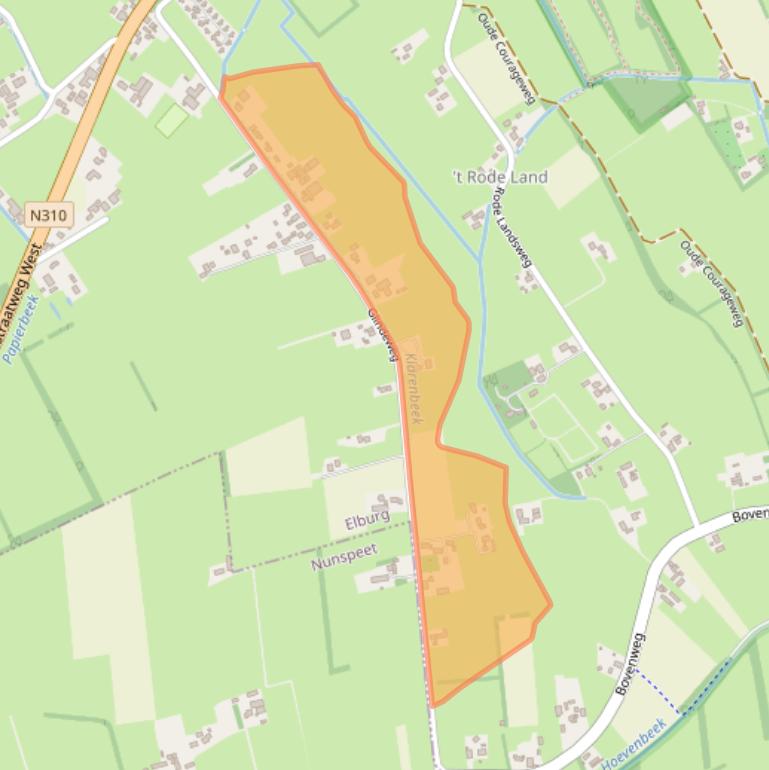 Kaart van postcodegebied 8085SN.