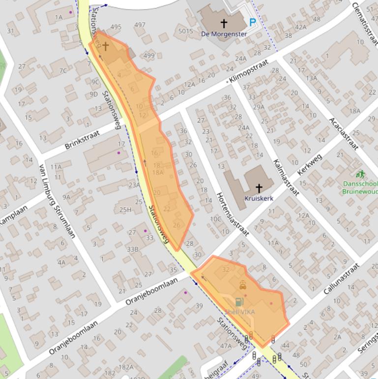 Kaart van postcodegebied 8091AD.