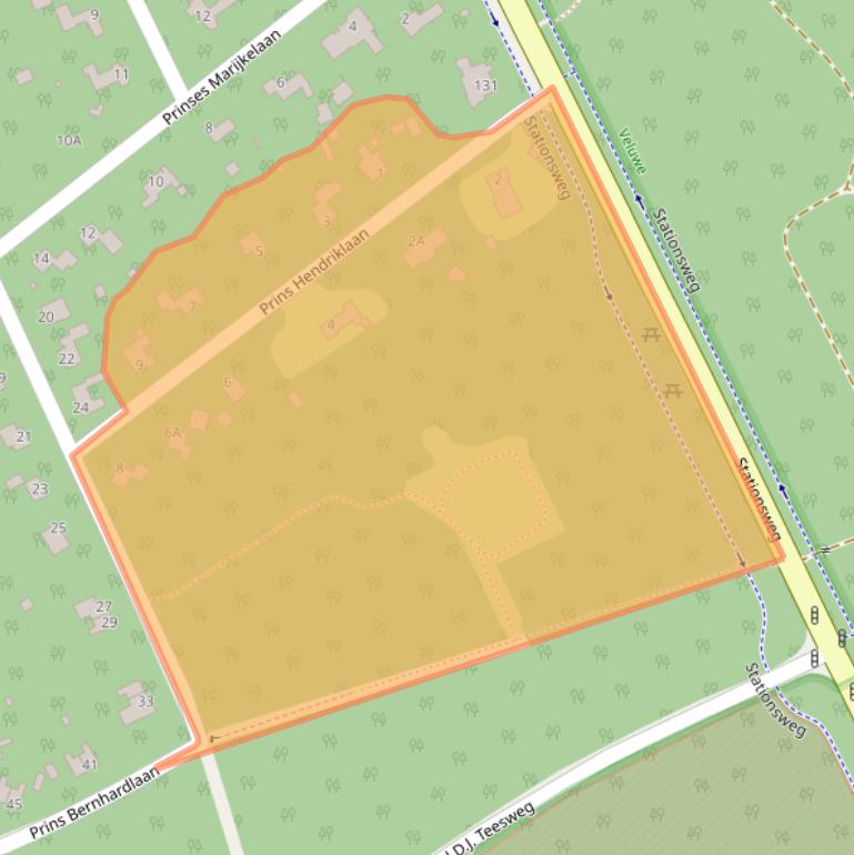 Kaart van postcodegebied 8091AL.