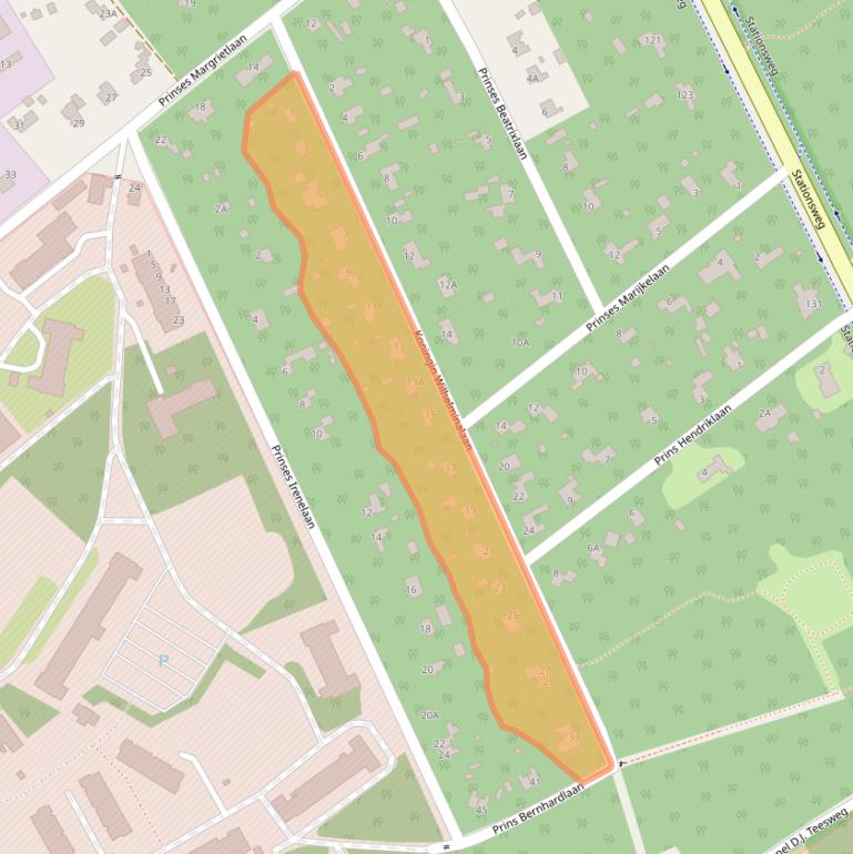 Kaart van postcodegebied 8091AP.