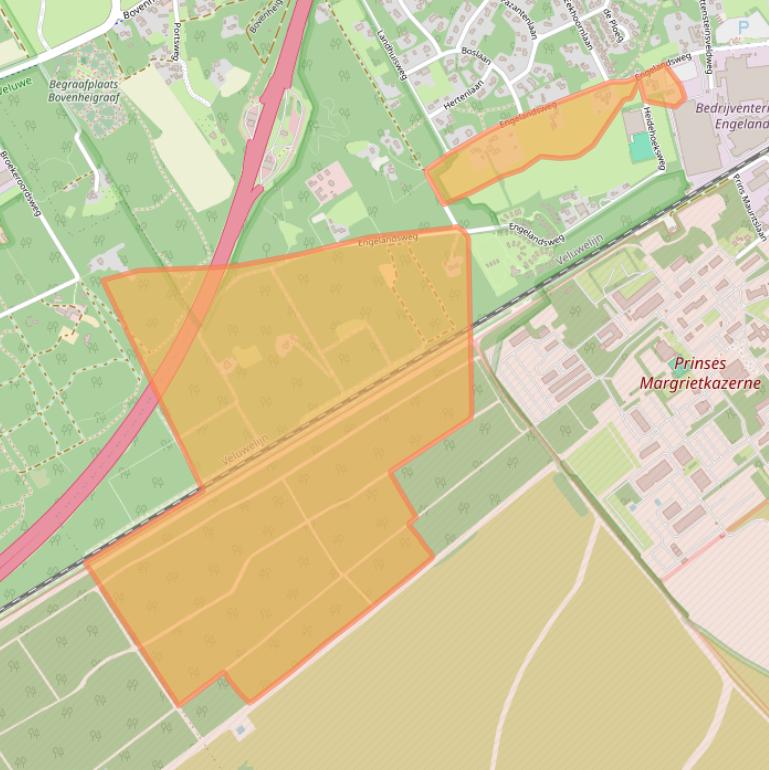 Kaart van postcodegebied 8091BB.