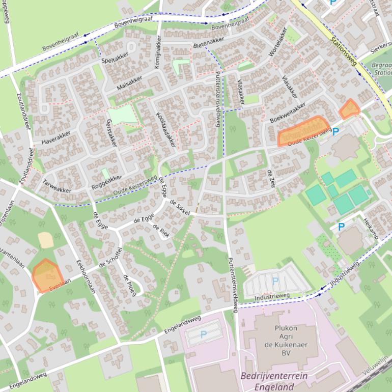 Kaart van postcodegebied 8091BP.