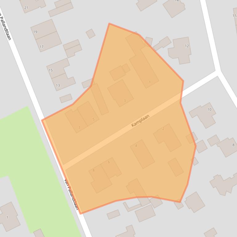 Kaart van postcodegebied 8091CH.