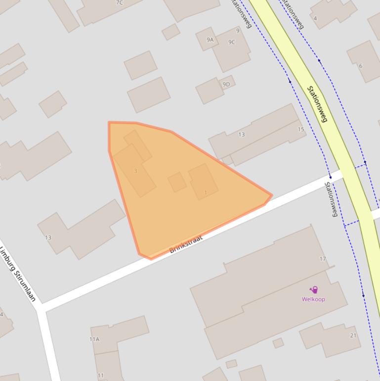 Kaart van postcodegebied 8091CL.