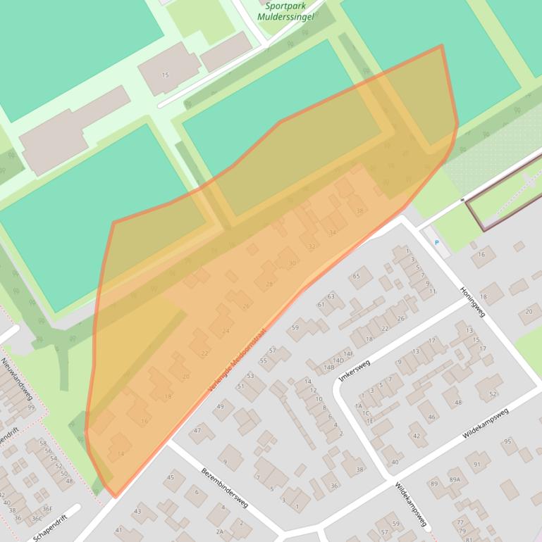 Kaart van postcodegebied 8091DH.