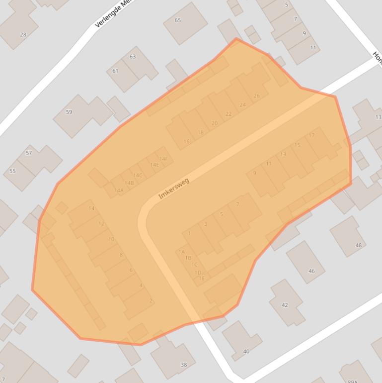 Kaart van postcodegebied 8091DJ.