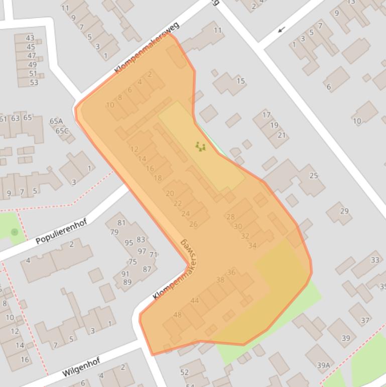 Kaart van postcodegebied 8091DL.