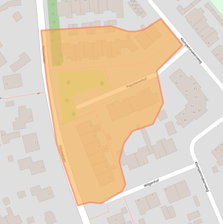 Kaart van postcodegebied 8091DR.