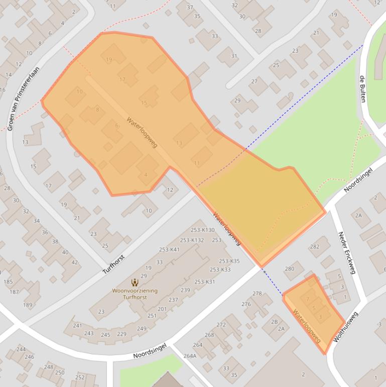 Kaart van postcodegebied 8091EA.