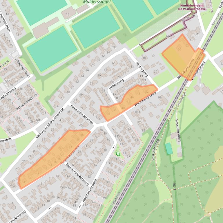 Kaart van postcodegebied 8091GG.