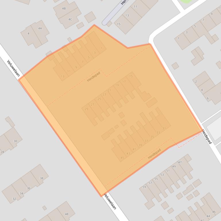 Kaart van postcodegebied 8091GP.