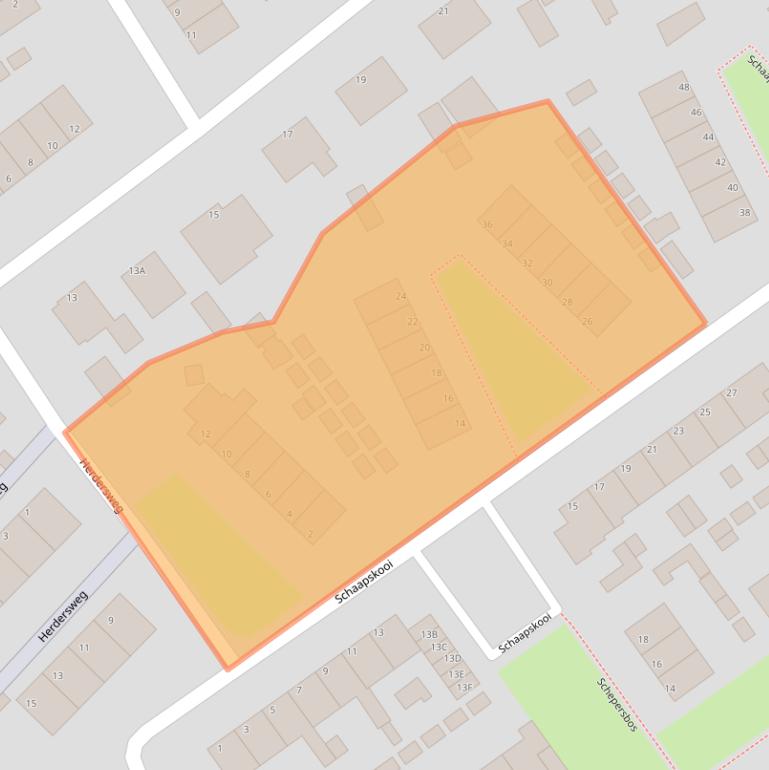 Kaart van postcodegebied 8091HG.