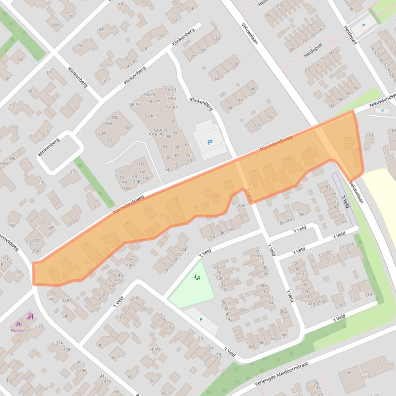 Kaart van postcodegebied 8091HK.
