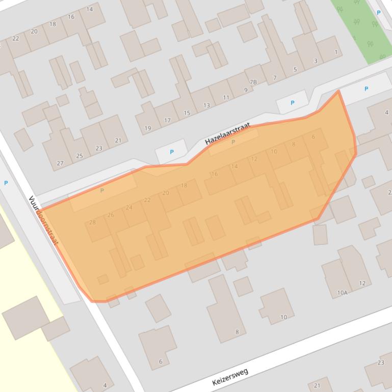 Kaart van postcodegebied 8091JM.