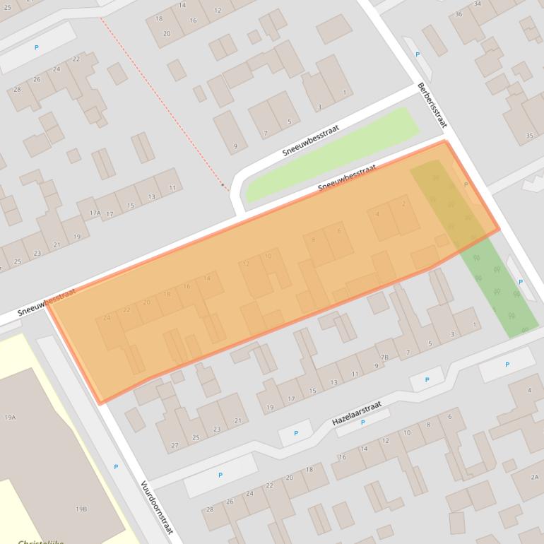 Kaart van postcodegebied 8091JR.