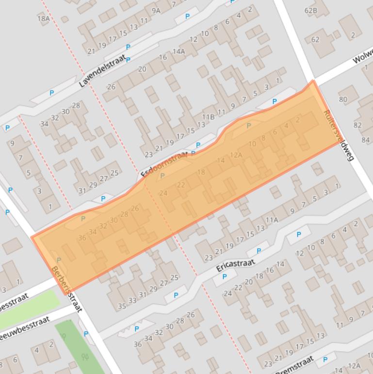 Kaart van postcodegebied 8091KD.