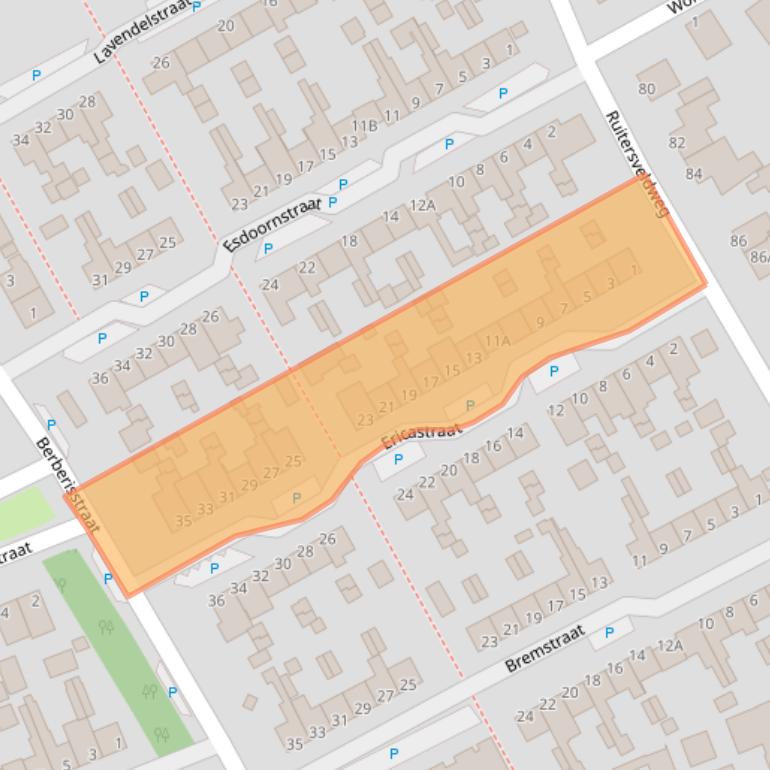Kaart van postcodegebied 8091KE.