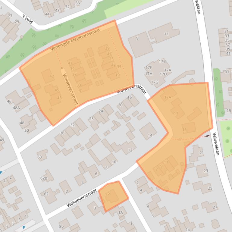 Kaart van postcodegebied 8091KN.