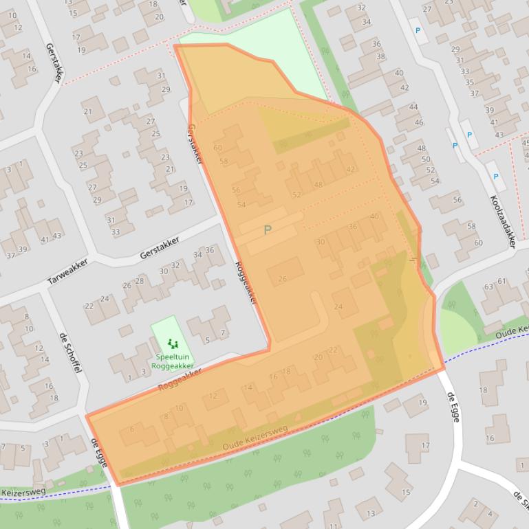 Kaart van postcodegebied 8091NH.