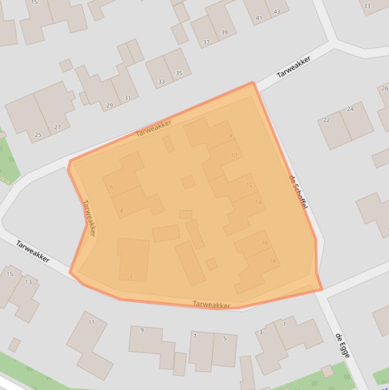 Kaart van postcodegebied 8091NX.