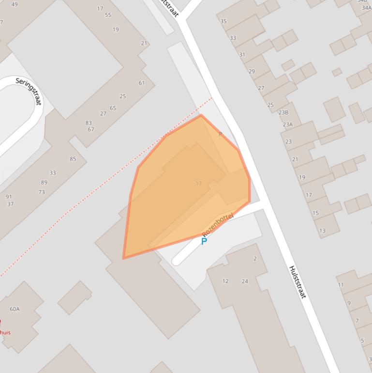 Kaart van postcodegebied 8091SB.