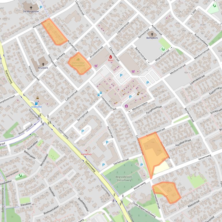 Kaart van postcodegebied 8091TT.