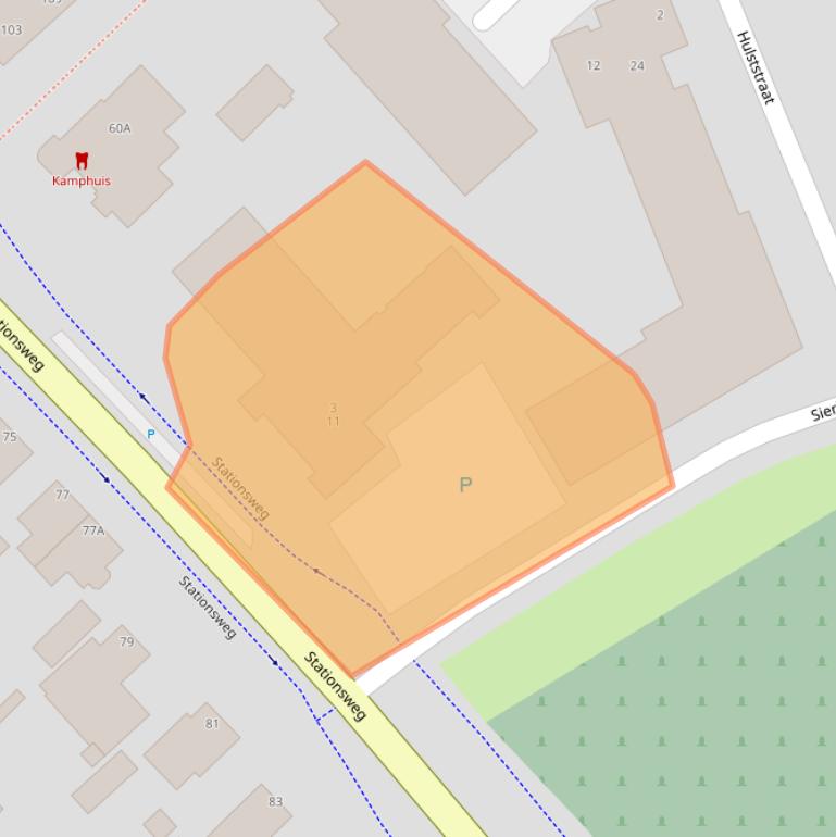 Kaart van postcodegebied 8091TZ.