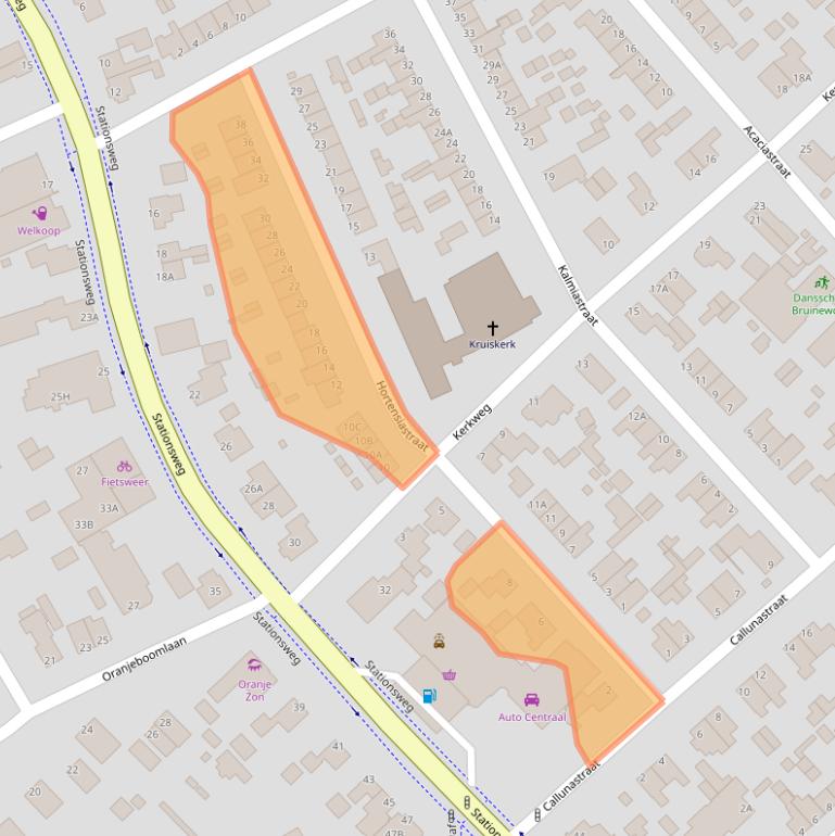 Kaart van postcodegebied 8091VC.