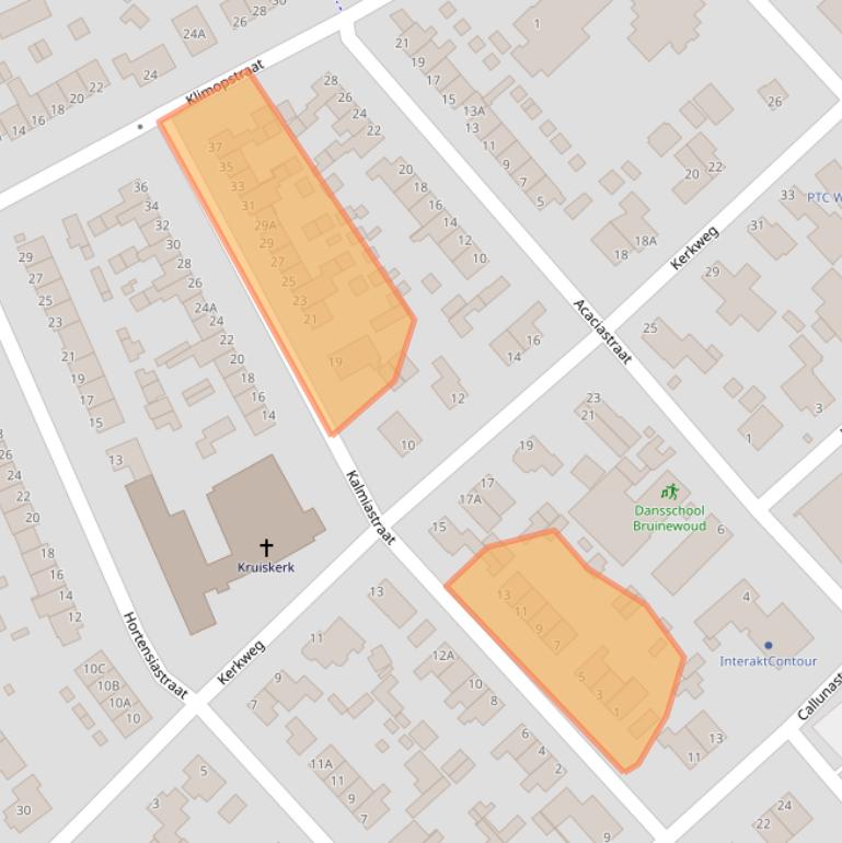 Kaart van postcodegebied 8091VD.