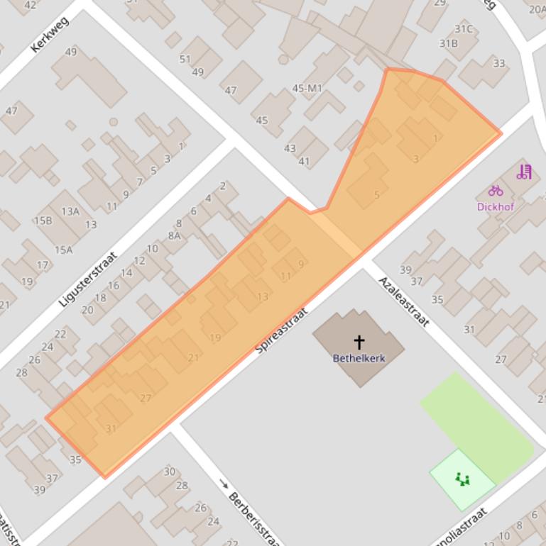 Kaart van postcodegebied 8091VS.