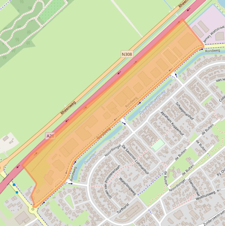 Kaart van postcodegebied 8091XK.