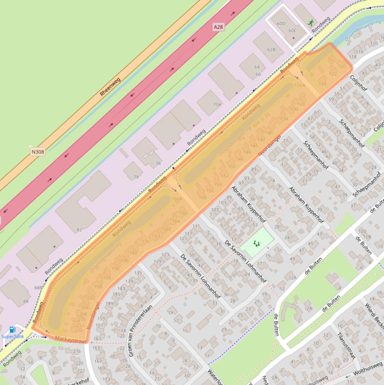 Kaart van postcodegebied 8091XL.