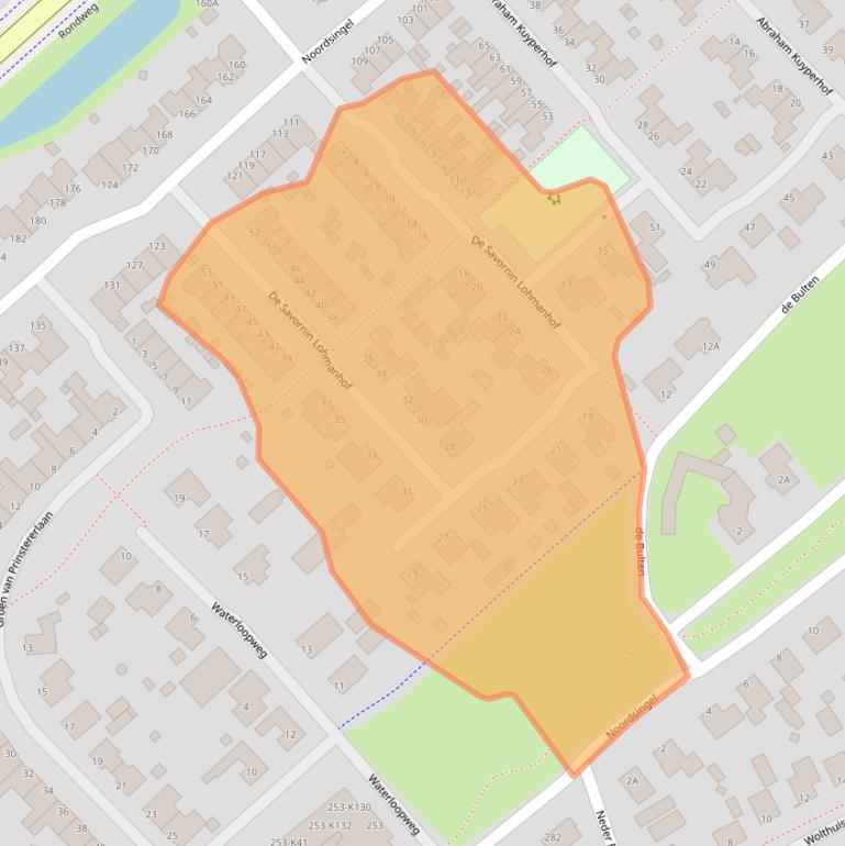 Kaart van postcodegebied 8091XT.