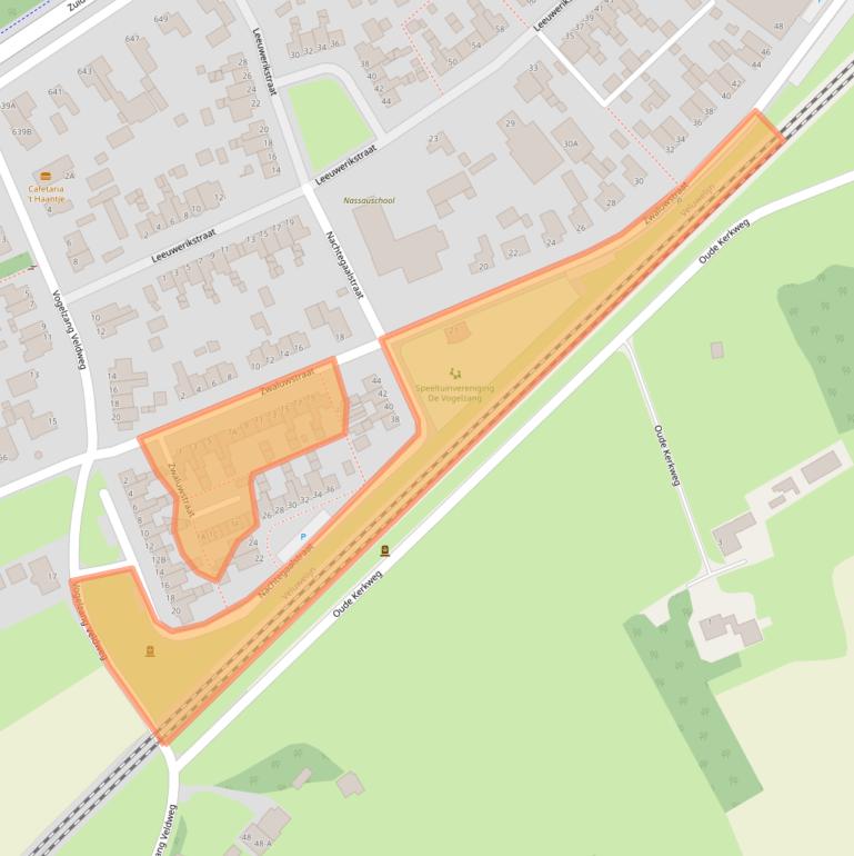 Kaart van postcodegebied 8094AD.