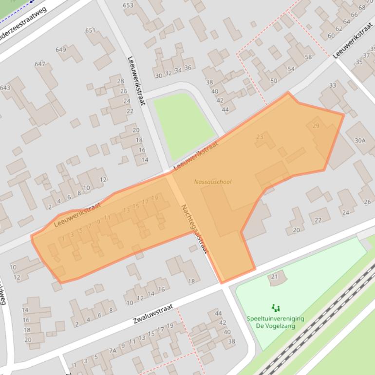 Kaart van postcodegebied 8094AH.