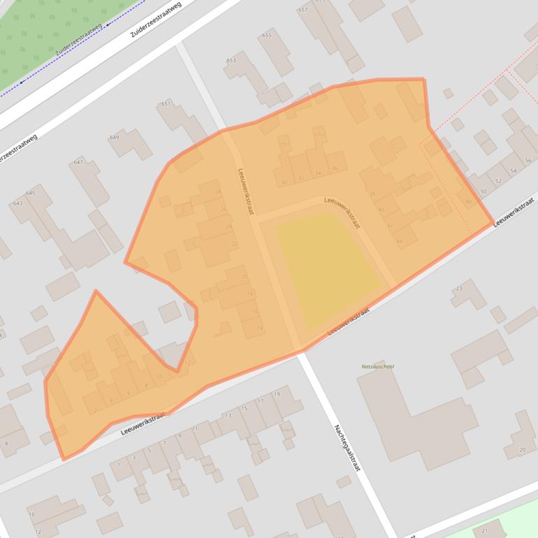 Kaart van postcodegebied 8094AK.