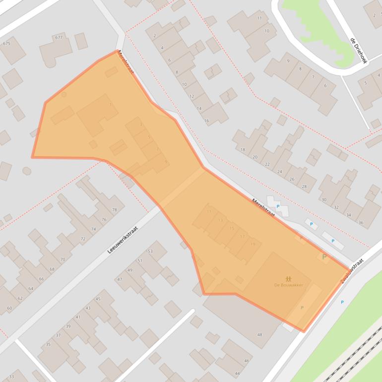 Kaart van postcodegebied 8094AM.