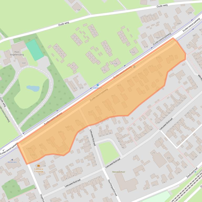 Kaart van postcodegebied 8094AR.