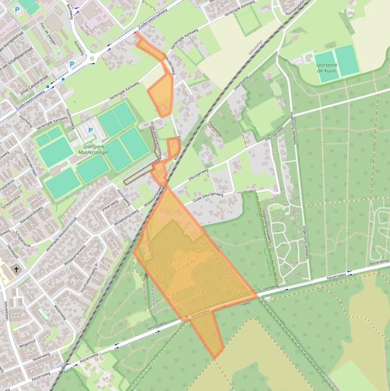 Kaart van postcodegebied 8094PA.