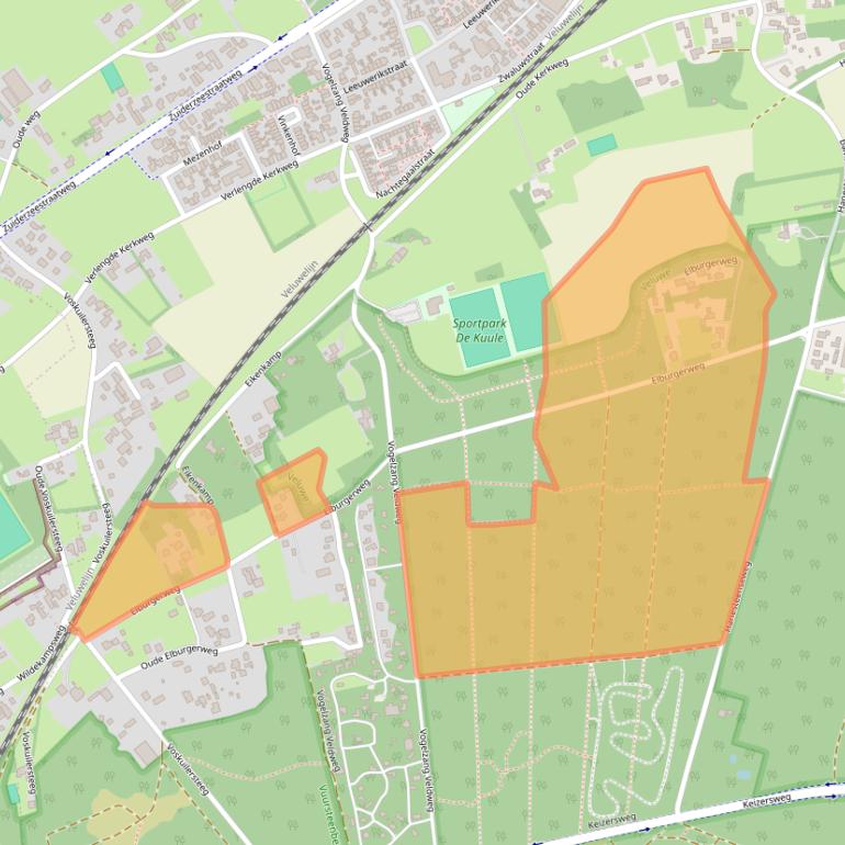 Kaart van postcodegebied 8094PG.