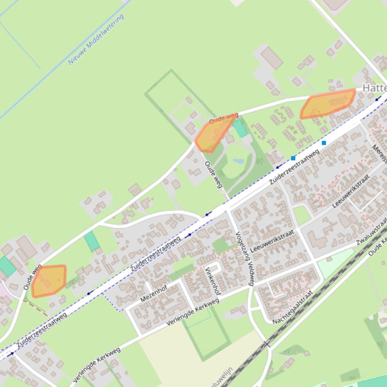 Kaart van postcodegebied 8094PP.