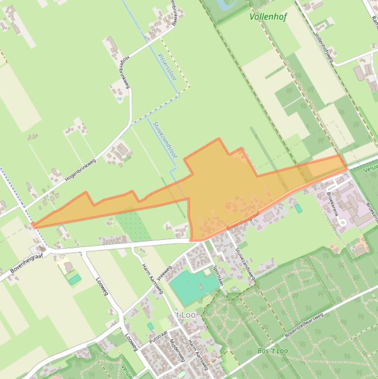 Kaart van postcodegebied 8095PE.