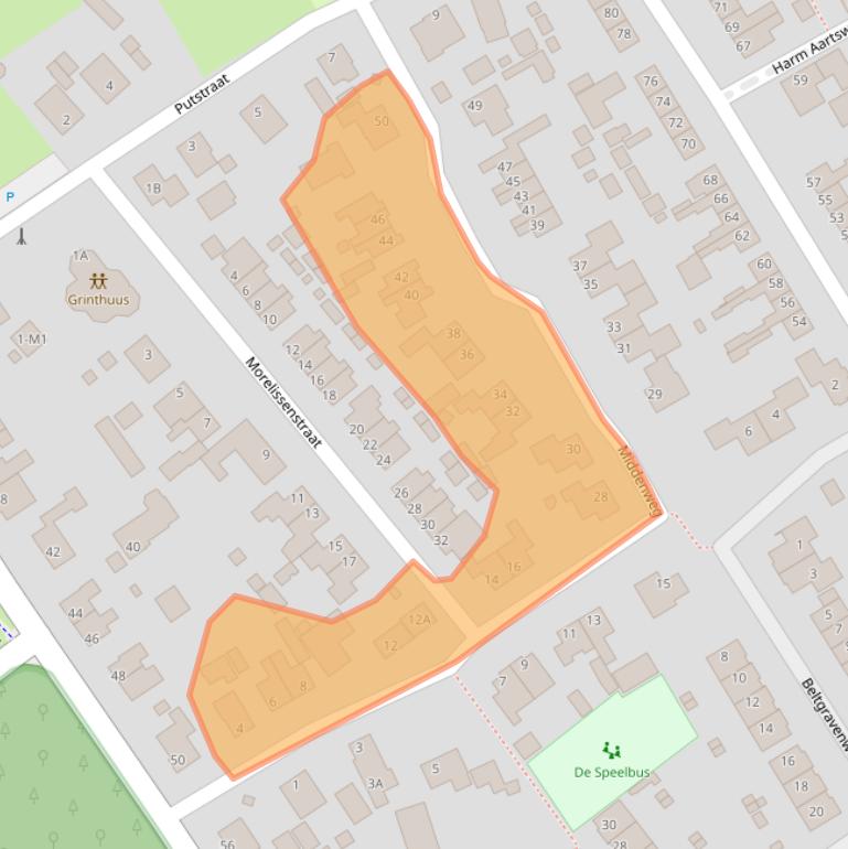 Kaart van postcodegebied 8095RB.