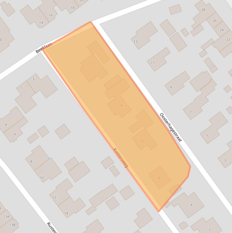 Kaart van postcodegebied 8096AD.