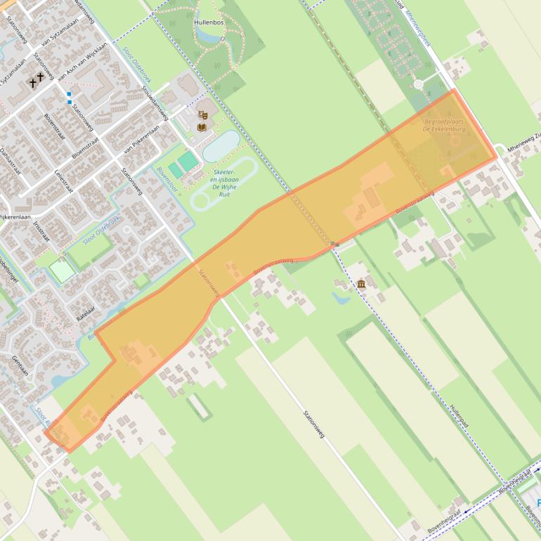 Kaart van postcodegebied 8096PC.