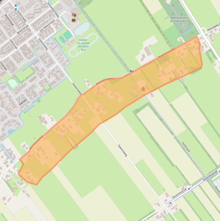 Kaart van postcodegebied 8096PE.