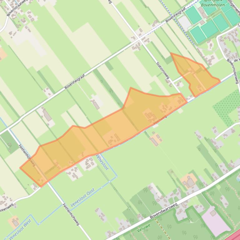 Kaart van postcodegebied 8096PL.