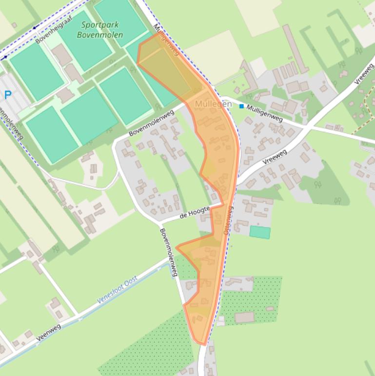 Kaart van postcodegebied 8096PT.