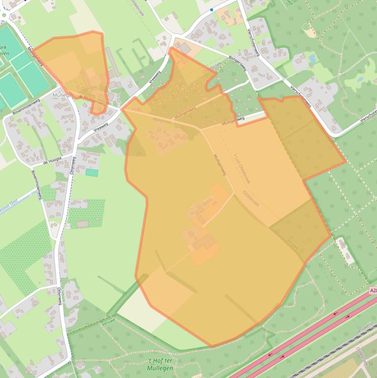 Kaart van postcodegebied 8096RB.