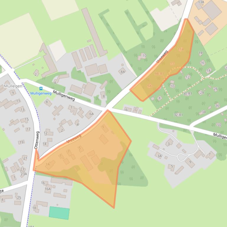 Kaart van postcodegebied 8096RC.